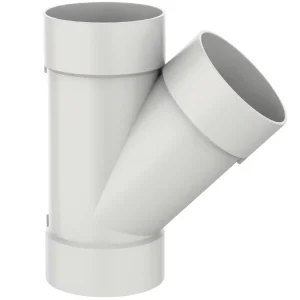 Plastic DWV Drainage Pipe Fittings NSF Certificate ASTM D2665 Y Tee 1-1/2″-6″ PVC Drainage