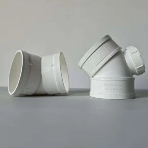 Plastic Drain Pipe Fitting 45 Degree Bend 160mm for DIY Home Renovation and Plumbing Project