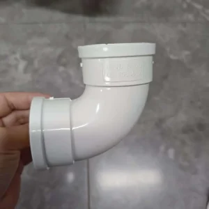 Plastic Drain Pipe Fitting 90 Degree Bend 110mm for DIY Home Renovation and Budget Plumbing Project