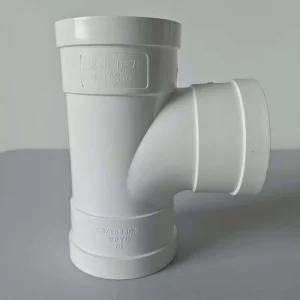 Plastic Drain Pipe Fitting Tee 75mm for DIY Home Renovation and Budget Plumbing Project With Easy Installation