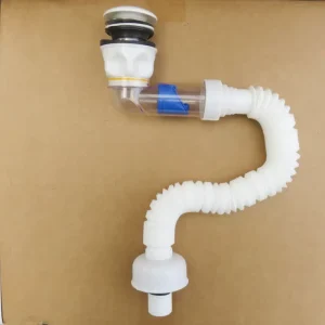 Plastic Drain Pipes for Kitchen Basin Washbasin Toilet Basin Single Slot Drain Pipes Drainage Pipes Expansion Pipes
