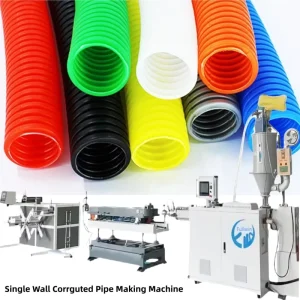 Plastic Electric Wire Protection Pipe Production Line PA PP Corrugated Pipe Extrusion Machine