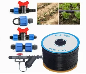 Plastic Farm PE Drip Irrigation System Emitter Dripper Tape 16mm Diameter 0.2 0.8 Bar Pressure for Garden and Agriculture Use