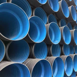Plastic HDPE Corrugated Pipe DN280 for Telecom Fiber Optic Cable Routing Underground