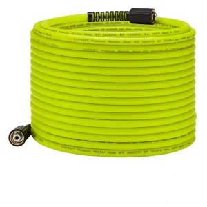 Plastic High Pressure Washer Hose with M22 14mm Fittings Quick Connect Kits 100cm-1000cm Replacement for Cars