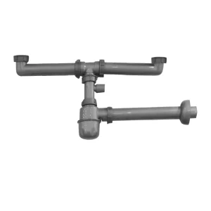 Plastic Kitchen Sink Stopper Drain Pipe Single Basin Launching PP Bottle Trap Plastic Sink Drainer