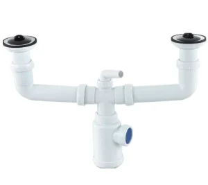 Plastic Kitchen Sink Stopper Drain Pipe Single Basin Launching PP Bottle Trap Plastic Sink Drainer