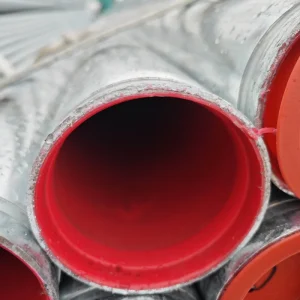 Plastic Lined Galvanized Steel EMT High Corrosion Chemical Resistance for Industrial Water Supply Welding Customizable Length