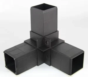 Plastic Nylon Tube Connector 3 Way Corner for Hvac air Handling Unit Box Casing Structure AHU Casing Frame Beam Corner