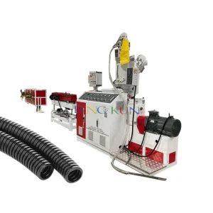 Plastic PE PP PVC Pipe Single Wall Corrugated Pipe Machine Hose Tube Manufacture Machinery