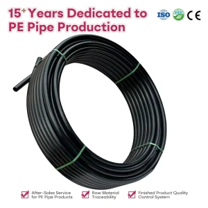 Plastic PE Roll High Pressure Durable HDPE Drip Irrigation Pipe High Strength Corrosion Resistant for Agricultural Projects