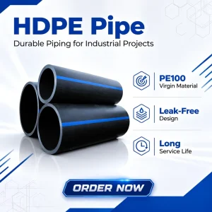 Plastic PE Water Pipe 32mm 40mm 50mm Poly PE100 Pipes HDPE Pipe for Water Supply Irrigation