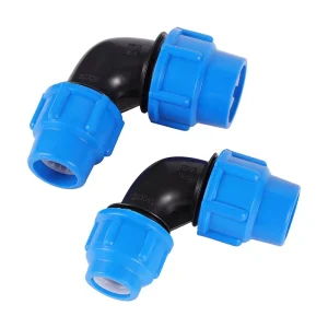 Plastic PE Water Pipe Quick Connector 25 20 32 25mm 90 Degree Elbow Reducing Fast Joint PE PVC Pipe Fitting Irrigation Supplies