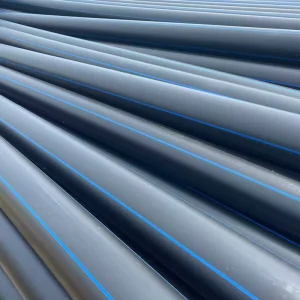 Plastic PE100 Flexible HDPE Pipe PN10 PN16 Black Water Supply Tubes Black PE