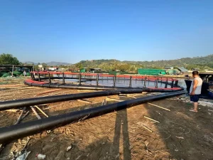 Plastic PE100 Float Floating Polyethylene Mud and Sand Dredging Marine Dredge HDPE Pipe Floating Pontoon for Sea