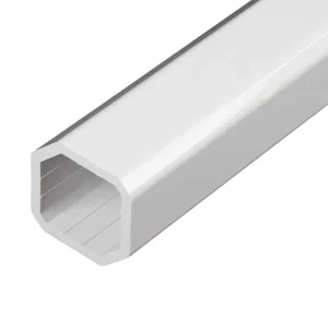 Plastic PP ABS PE PVC PS Tube Square Pipe Customized Plastic Profile