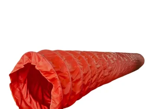 Plastic PVC-Coated Fabric Coal Mine Tunnel Ventilation Duct Anti-Static Anti-Corrosion 3-Year Warranty Customizable Sizes for