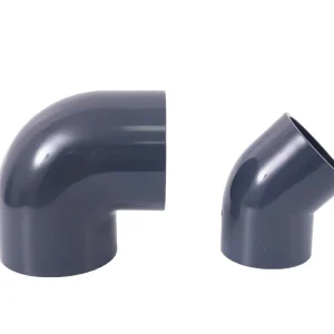 Plastic PVC Eco friendly 90 Degree Pipe Fittings Elbow Straight Cross Tee Connector Cutting Industrial Plumbing Water Supply