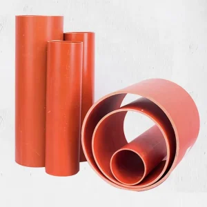 Plastic Pipe Factory Orange Color CPVC Pipe Electrical for Cable High and Low Voltage Cable Protective Sleeve