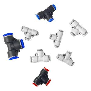 Plastic Pipe Fittings Air Hose Connector for PU PV PE PL PY Pneumatic Push in Fitting Quick Connect 4/6/8/10/12mm