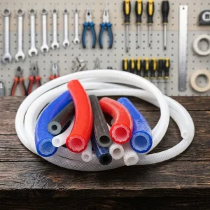 Plastic Pipe Flexible Hose Food Medical Grade Custom Size Drinking Water Air Hose Silicone Braided Rubber Tube