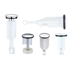 Plastic Pop up Sink Stopper Basin Waste Accessories with Chrome Finish