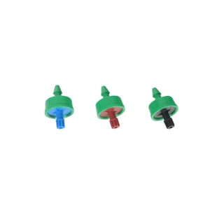 Plastic Pressure Compensating Drip Tape Fitting with 2L H 4L H 8L H Flow Rate for Garden Farm Greenhouse Lawn Irrigation Systems