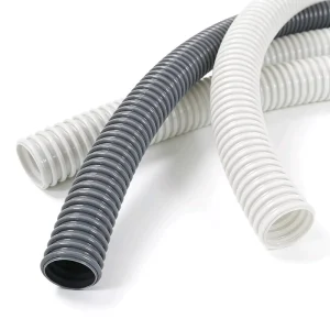 Plastic Reinforced PVC Corrugated Pipe High Pressure Flexible Wear Resistant for Drainage Ventilation Conveying