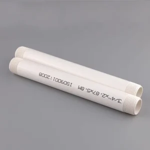 Plastic Threaded Port Conduit Pipe 30mm 12 Inch PVC Pipe Water Supply Cable Conduit Pipe