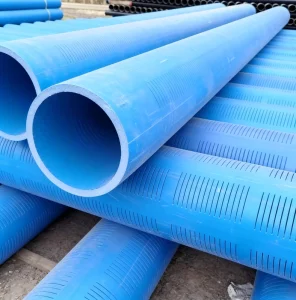 Plastic Tube 400mm PVC Well Casing Pipe Drilling Casing Water Pipes 8 Inch UPVC Pipe for Water Supply Irrigation Drainage