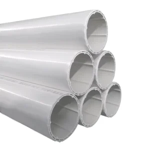 Plastic Tube Factory PVC Plumbing Pipe for Drainage Inner Helix Double Walls PVC Pipes Without Noise for Plumbing and Drainage