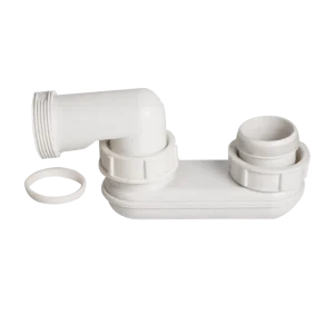 Plastic Waste Pipe Bathtub Flexible Siphon For Bathtub And Shower Room Pop Up Wastes