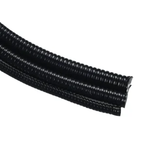 Plastic-coated Metal Hose Cable Conduit Metal Hose Corrugated Conduit Black Flexible Metal Tube Electrical Conduit