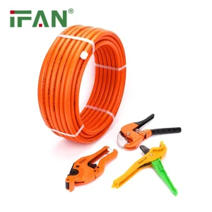 Plumbing Pipe Orange Color Plastic Material ASTM F1974 Water Supply PEX Pipe