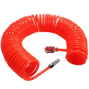 Pneumatic Air Pipe Polyurethane PU Flexible Telescopic Spring Tube Hose Air Compressor Air Tube Hose PU Spiral Telescopic Hose