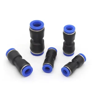 Pneumatic Connection Plastic Connector PU 4mm 6mm 8mm 10mm for Air Water Hose Tube Push in Straight Gas Quick Connection