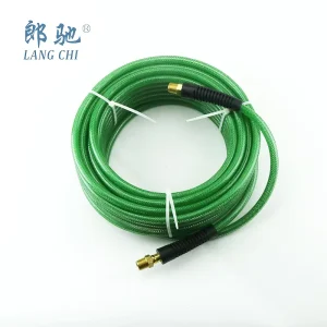 Pneumatic PU Reinforced Air Hose 1/4 Inch Fiber Braided High Pressure Tube