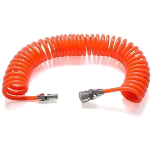 Pneumatic Pipe Air Hose Polyurethane Material PU Spiral Tube with Matching Connector