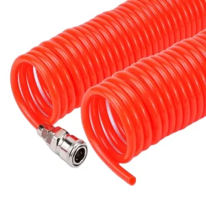 Pneumatic Plastic Flexible High Pressure Air Hose 6mm 8mm 10mm Telescopic Thread & Ferrule Connection Tube