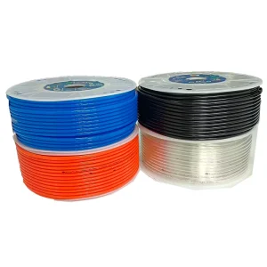 Pneumatic Polyurethane Hose Tube Durometer Air Water Extruding Cutting Industrial Use High Pressure Resistant 8MM O.D. 5MM I.D.