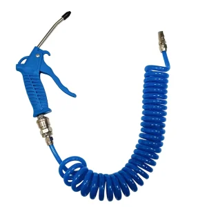 Pneumatic Spring PU Air Hose 5M Air Brake Hose High Pressure PE Spiral Trailer Air Brake Coil Hose With Blow Gun