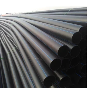 Polyethylene 200mm HDPE Black Poly Hydroponic Pipe HDPE Polyethylene Plastic Pipe for Water