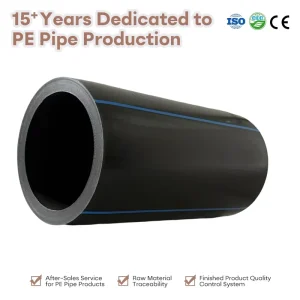 Polyethylene (PE) HDPE Pipes High Pressure 900mm Large Diameter ISO Certified Anti-Corrosion Sewage Drainage