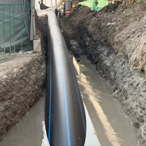 Polyethylene PE High Pressure Anti Corrosion ISO 4427 Certified Eco friendly No Smell 400mm Diameter HDPE Water Supply Pipe