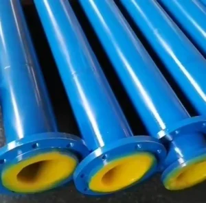 Polyurethane Lined Steel Composite Pipe Chemical Resistant