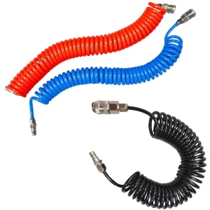 Polyurethane Tube PU Spring Coil Hose Pneumatic Colorful Spiral Hose Plastic Spiral Hose