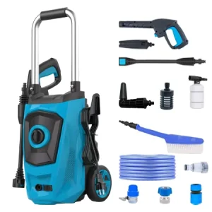Portable Electric Car Washer Heavy Duty Cold Water Cleaning Residue Free High Pressure Washer Professional Car Wash Equipment