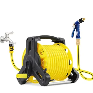 Portable Garden Water Gun 10M Hose Reel Set Simple Garden Hose