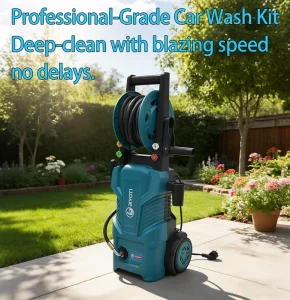 Portable High Pressure Car Washer 110 Bar Commercial Jet Washer Light Duty 570L 220V 600L/H Floor Garden