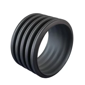 Power Cable Protection And Drainage DN110 DN160 DN200 SN4 SN8 PE80 HDPE Double Wall Corrugated Pipe For Communication System